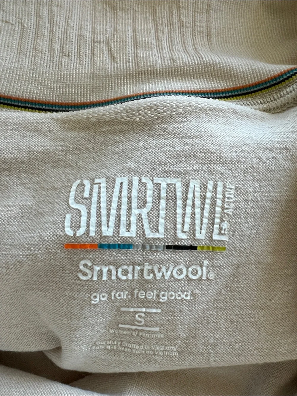 Smartwool Women's Intraknit Active Lined Shorts in Cream Tan Size Small - Picture 8 of 10